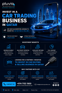 Car Trading Business Investment Opportunity in Qatar by Pluvio Corporation Business Services